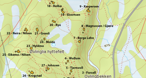 Norgeskart Ovlinglia